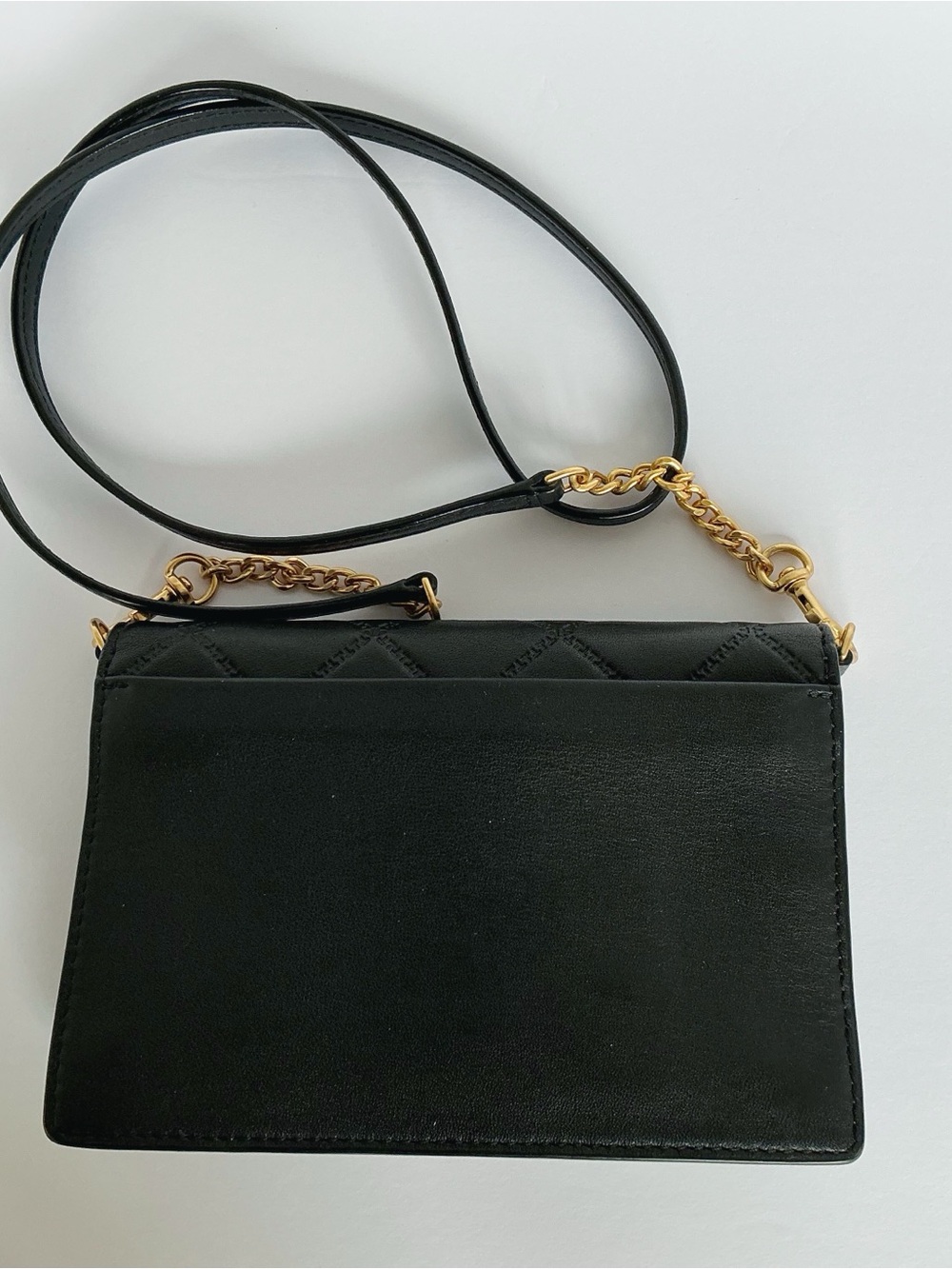 Tory Burch Georgia Quilted Leather Turn Lock Mini Bag in Black - Picture 5 of 16